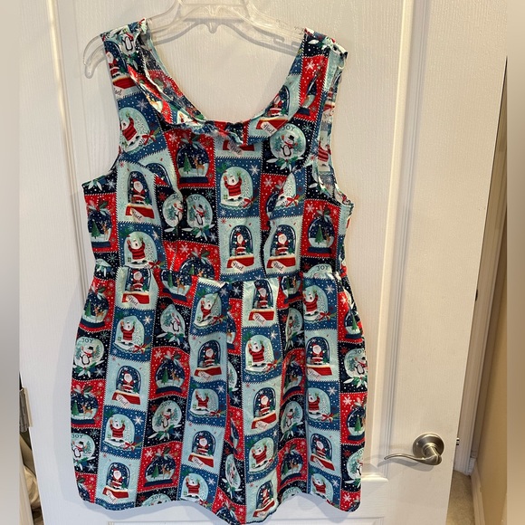Handmade Women’s Christmas cat Dress. No size tag. See measurements - Picture 1 of 7